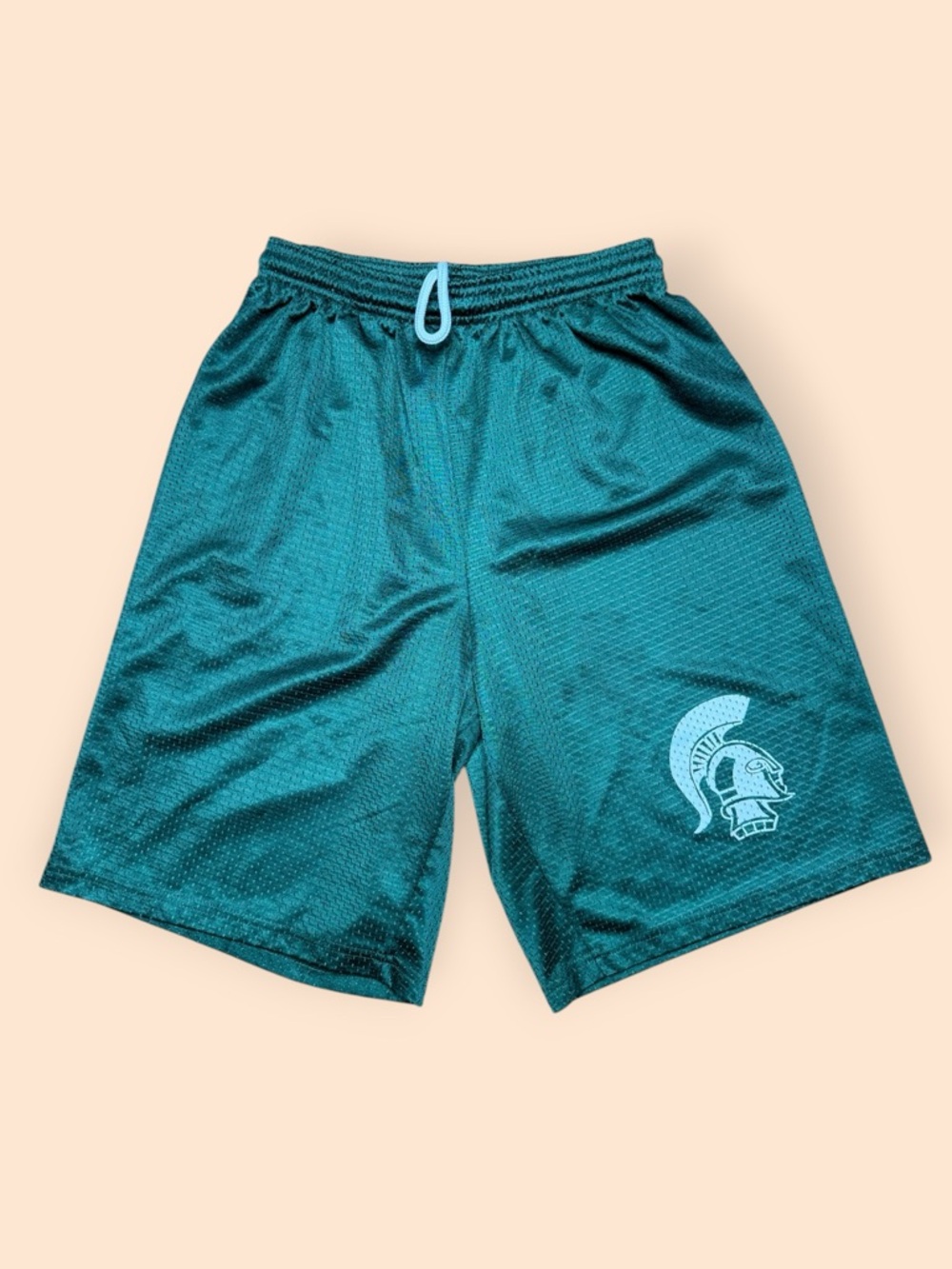 Vintage Michigan State Spartans Y2K Mesh Shorts Men’s Medium Green Vtg 2000s